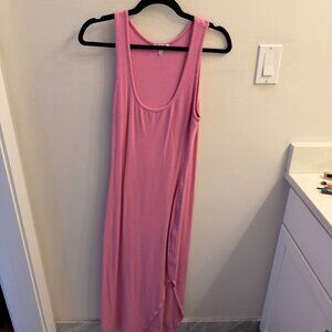 Heartloom Pink Ribbed Maxi Dress Size M